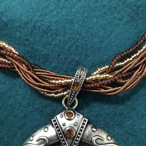 Bohemian Style Multi-Layered Chain Pendant - Picture 4 of 7